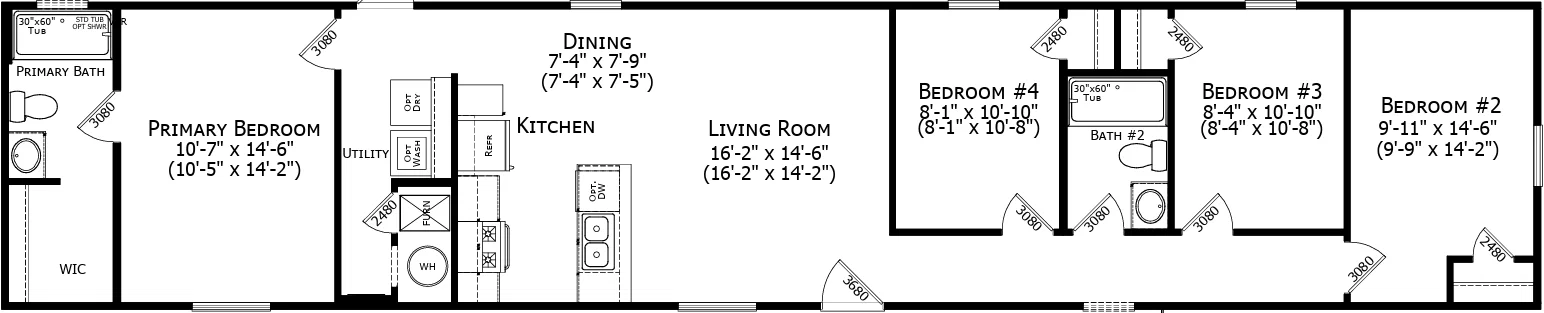 Lake manor single 1676h32p01 floor plan home features